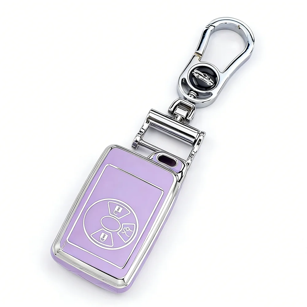 New TPU Car Key Case Cover For Toyota Noah Tarago Mark X RAV4 Voxy Corolla Yaris Estima Key Fob Holder Keychain Auto Accessories