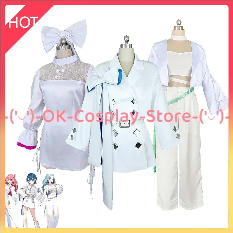 

[Custom Made] Kiritani Haruka Momoi Airi Hinomori Shizuku Cosplay Costume Game Project Sekai Colorful Stage Cosplay Dress Suit