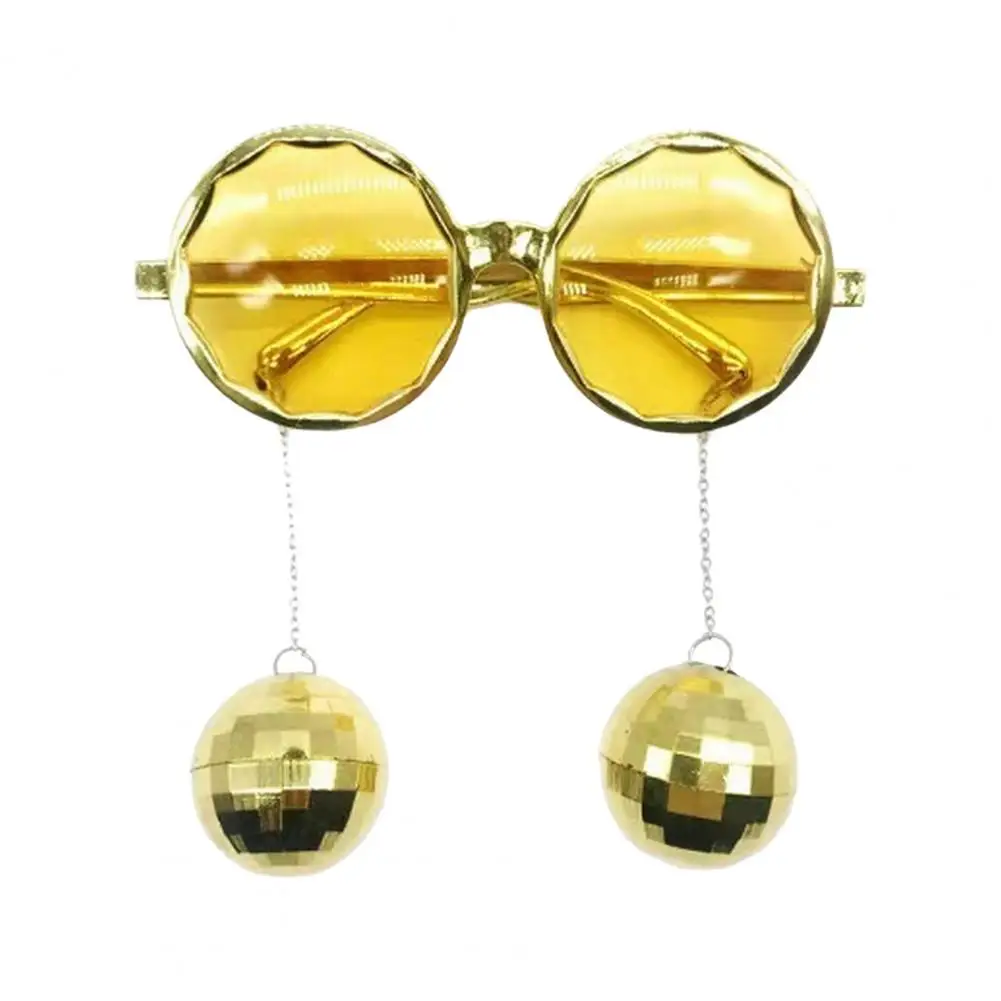 Gafas de discoteca retro Bola de discoteca retro Favores de fiesta para mujeres Hombres Gafas de sol con colgante de bola de discoteca Accesorios de carnaval Únicos