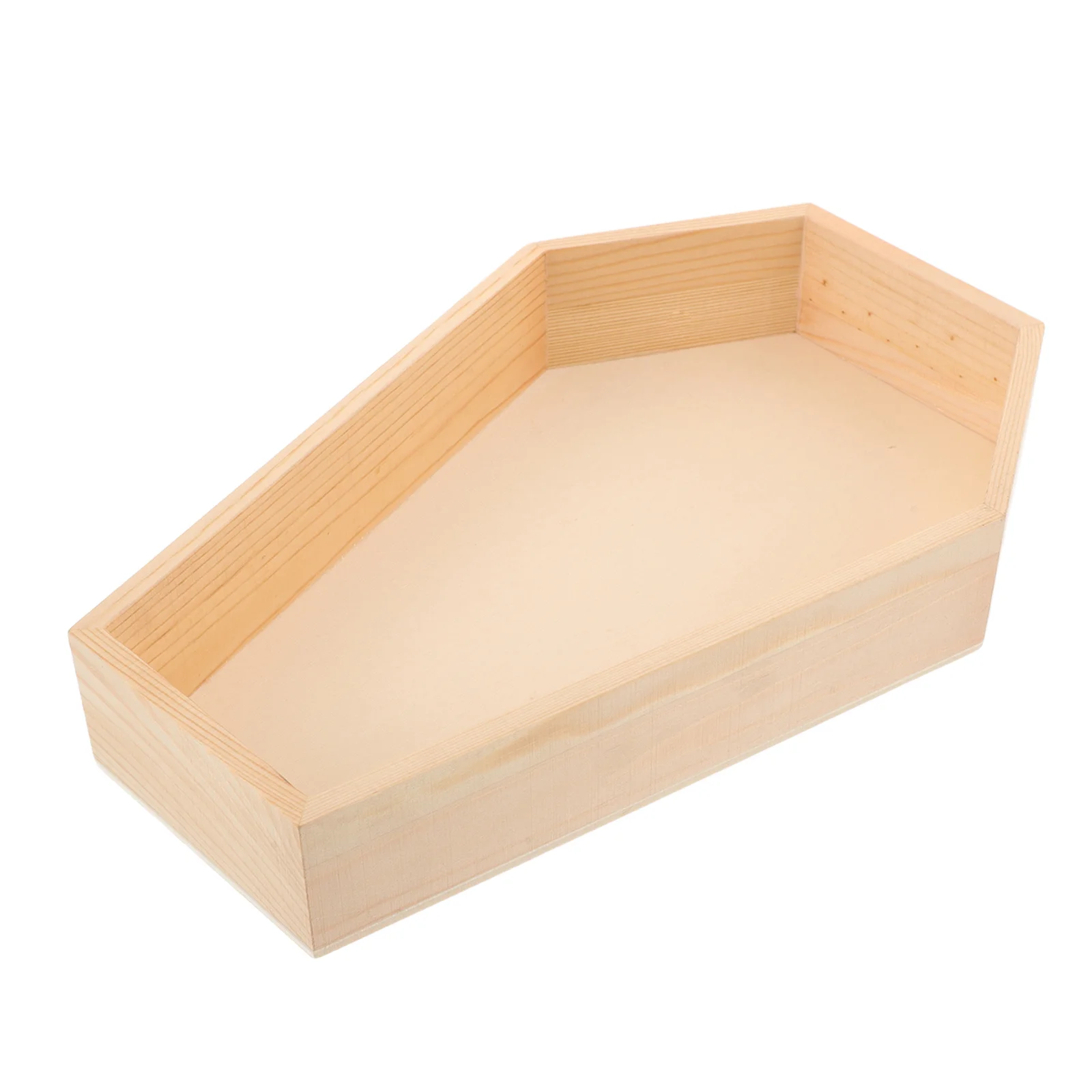 

Coffin Wooden Halloween Serving Tray For Candy Keys Jewelry Display Gothic Decor Snack Platter Party Supplies Storage Tray