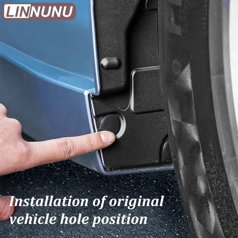 LINNUNU Mudguards Fit for ZEEKR 001 Accessories Mud Flaps Anti-splash Guards Auto Fender Front Rear Wheel Car Stying MudFlaps