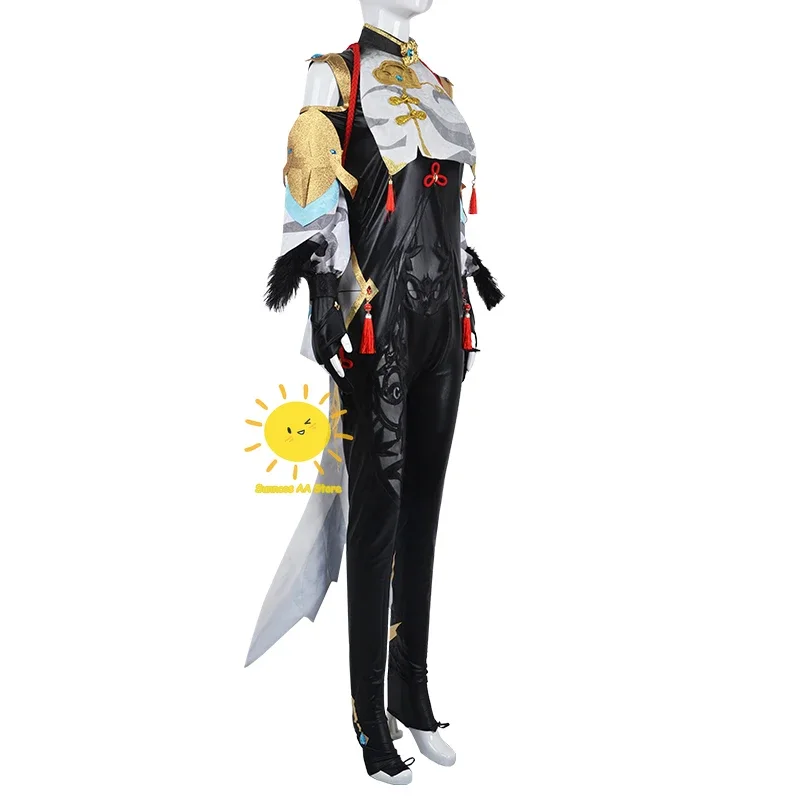 Костюм для косплея Genshin Impact Shenhe, одежда в китайском стиле Shenhe, Униформа, парик, аниме-игры, костюмы на Хэллоуин для женщин и девушек