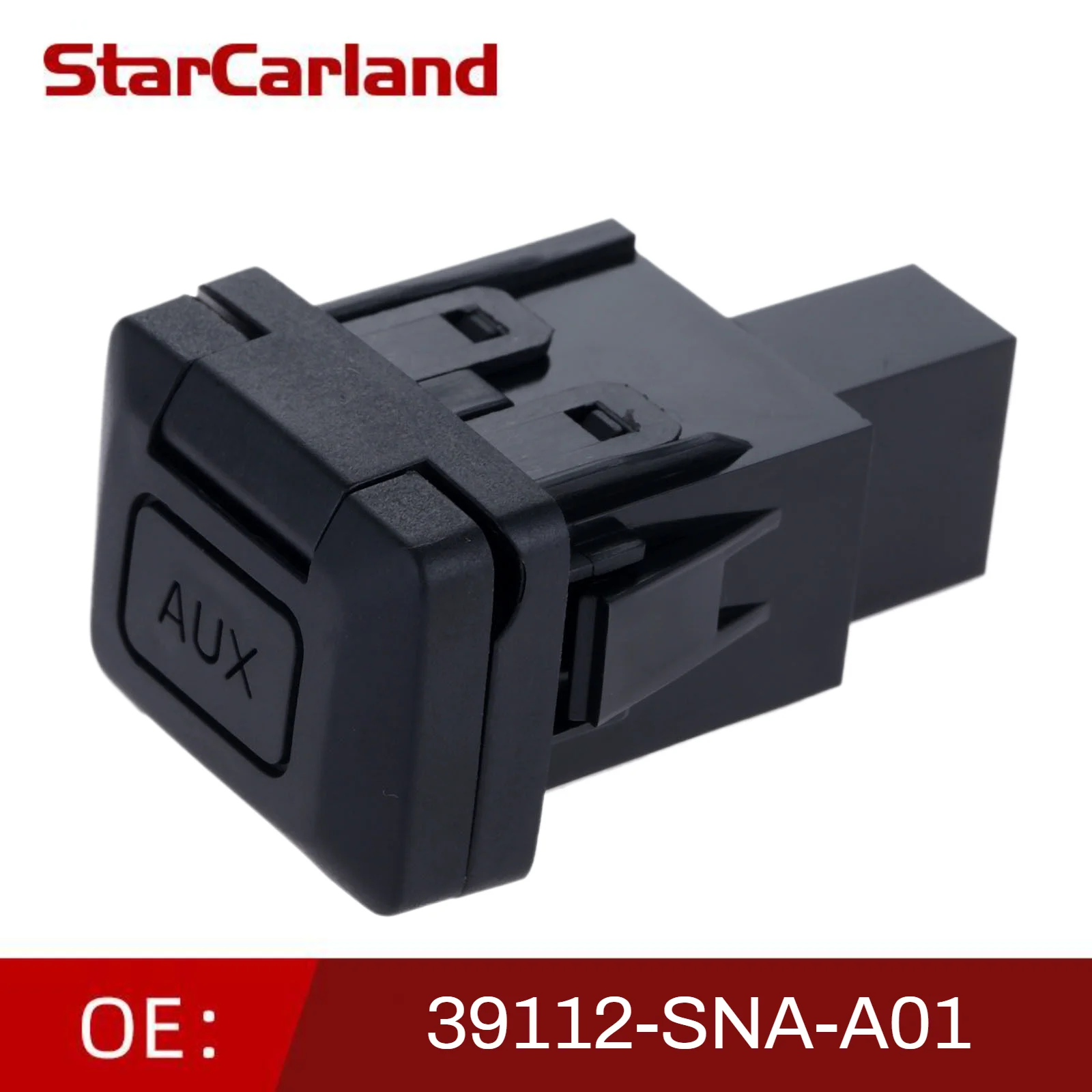 

1 Pcs 39112-SNA-A01 Car AUX Port Type Audio Video Jack Auxiliary Jack For Fit Honda Civic EX LX SI DX