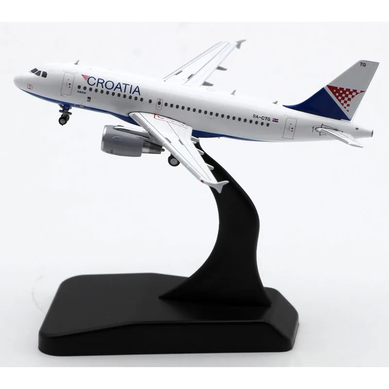 XX4066 Alloy Collectible Plane Gift JC Wings 1:400 Croatia Airlines Airbus A319 Diecast Aircraft Jet Model 9A-CTG With Stand