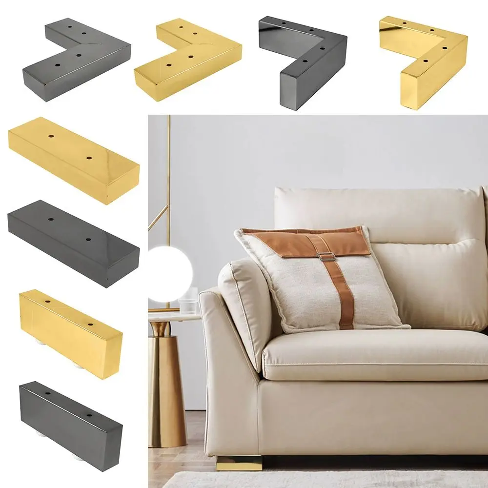 

Replacement Stainless Steel Furniture Leg Enhance Stability Load Bearing Cabinet Feet L-Shape Anti-slip Chair Stand