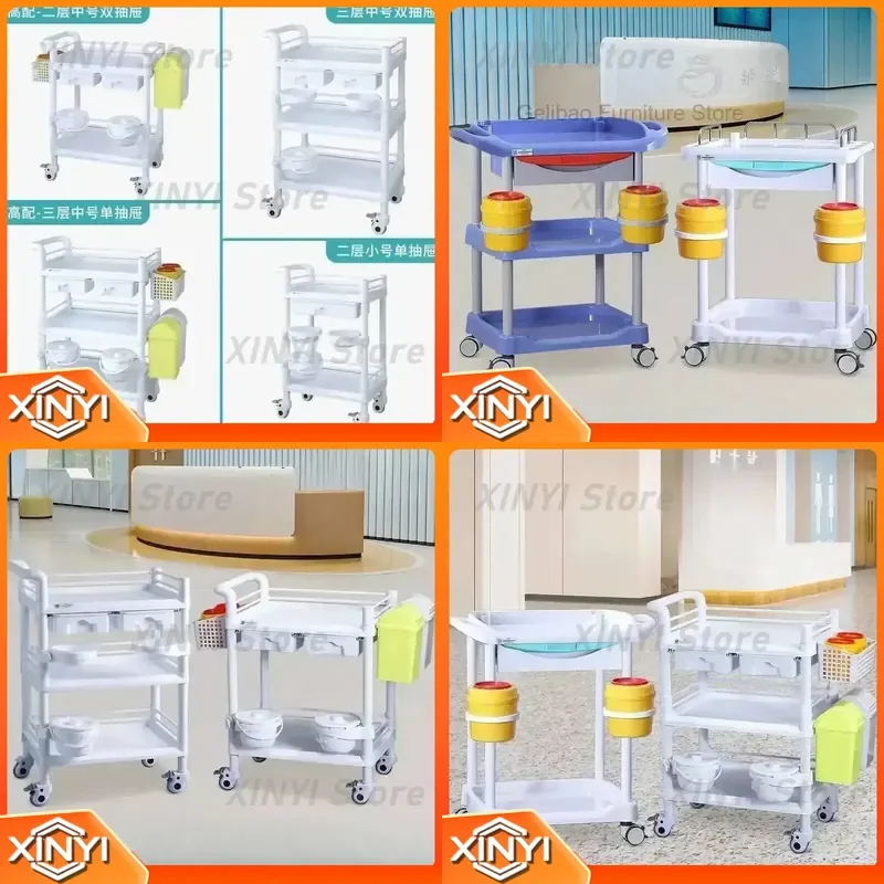 Wheels Food Storage Serving Trolley Salon Cart Furniture Auxiliary Spa Organizer Beauty Roulette Cosmetic Helper Station Car
