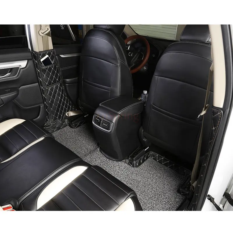 Car B Pillar Anti-kick Protective Mat Pad Cushion Case Stickers Accessories For Honda CR-V 2012 2013 2014 2015 2016 Styling