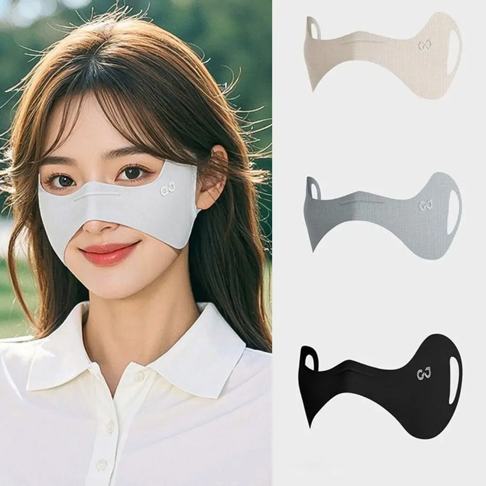 

Sunscreen Face Scarf Ice Silk Mask Golf Face Mask Summer Sunscreen Eye Patches Sunscreen Veil UV Protection Eye Protection Mask