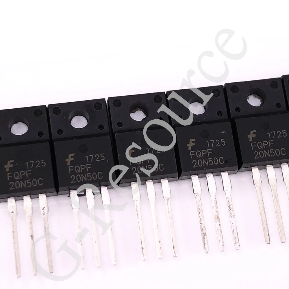 (10 pièces) FQPF20N50FT FQPF20N50C 20N50 TO-220 20A 500V MOSFET canal N