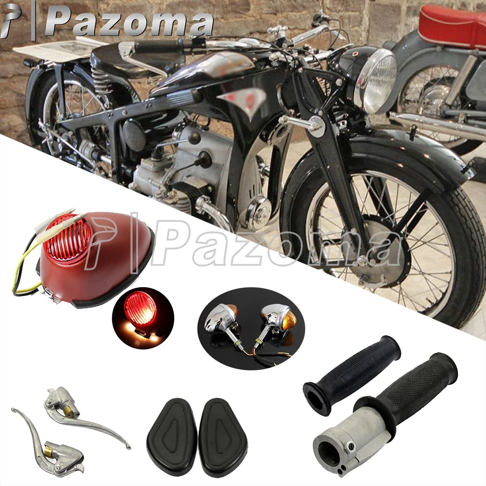 For Zündapp BMW M1 R12 R75 R51 R61 R66 R71 K750 Replika Wehrmacht BW40 Dnepr Ural Sidecar Motorcycle Turn Signal Light Taillight
