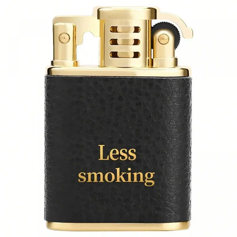 Cool Vintage Reusable Trench Lighter Black & Green Design Men's Gift Father Husband Birthday No Fuel Needed