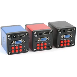 1080P HD Digital Microscope Camera HDMI/VGA C Mount Remote Control Industrial Phone Repair PCB Soldering Video Recorder