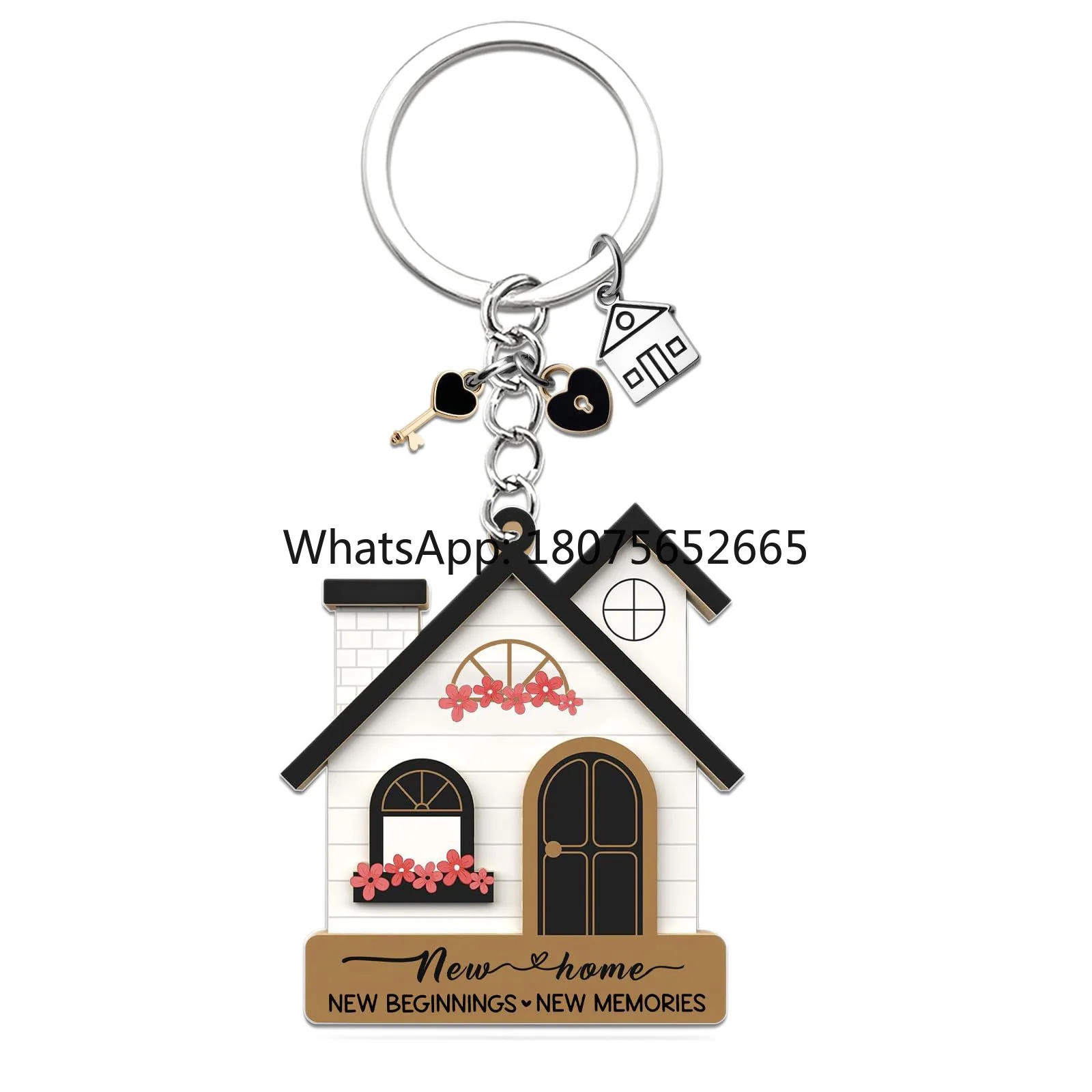 New home acrylic home decor housewarming creative cottage hanging ornament