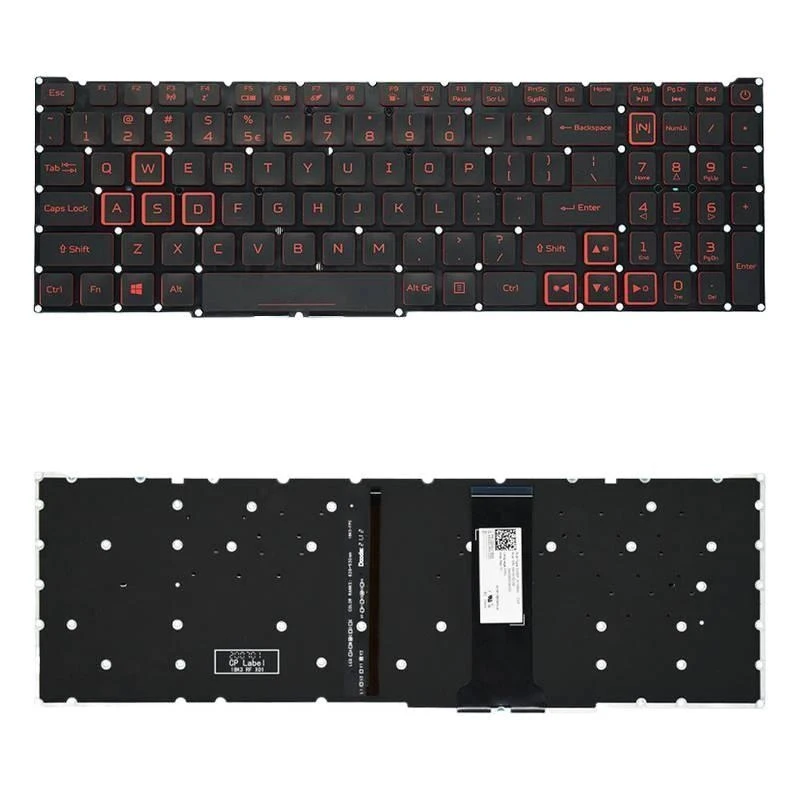 Ag+ For Acer Nitro 5 AN515-54 AN517-51 N18C3 N18C4 Backlit English Keyboard