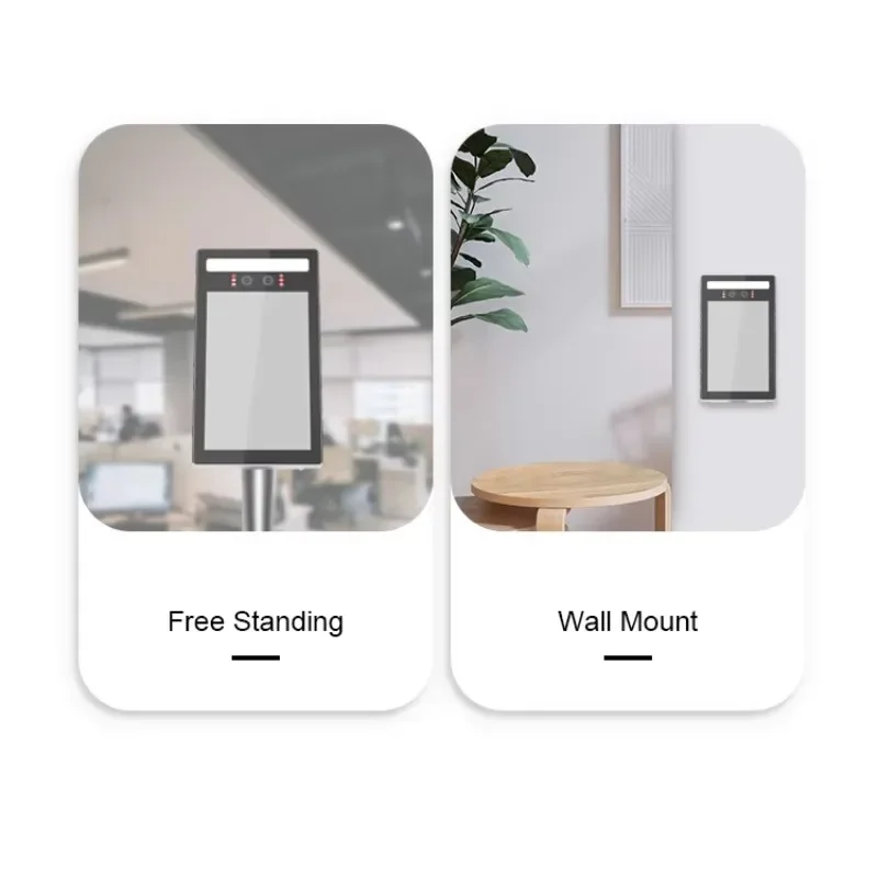 【Best-selling】Manufacturer Wholesale Smart Biometric Door Facial Recognition Time Attendance Machine