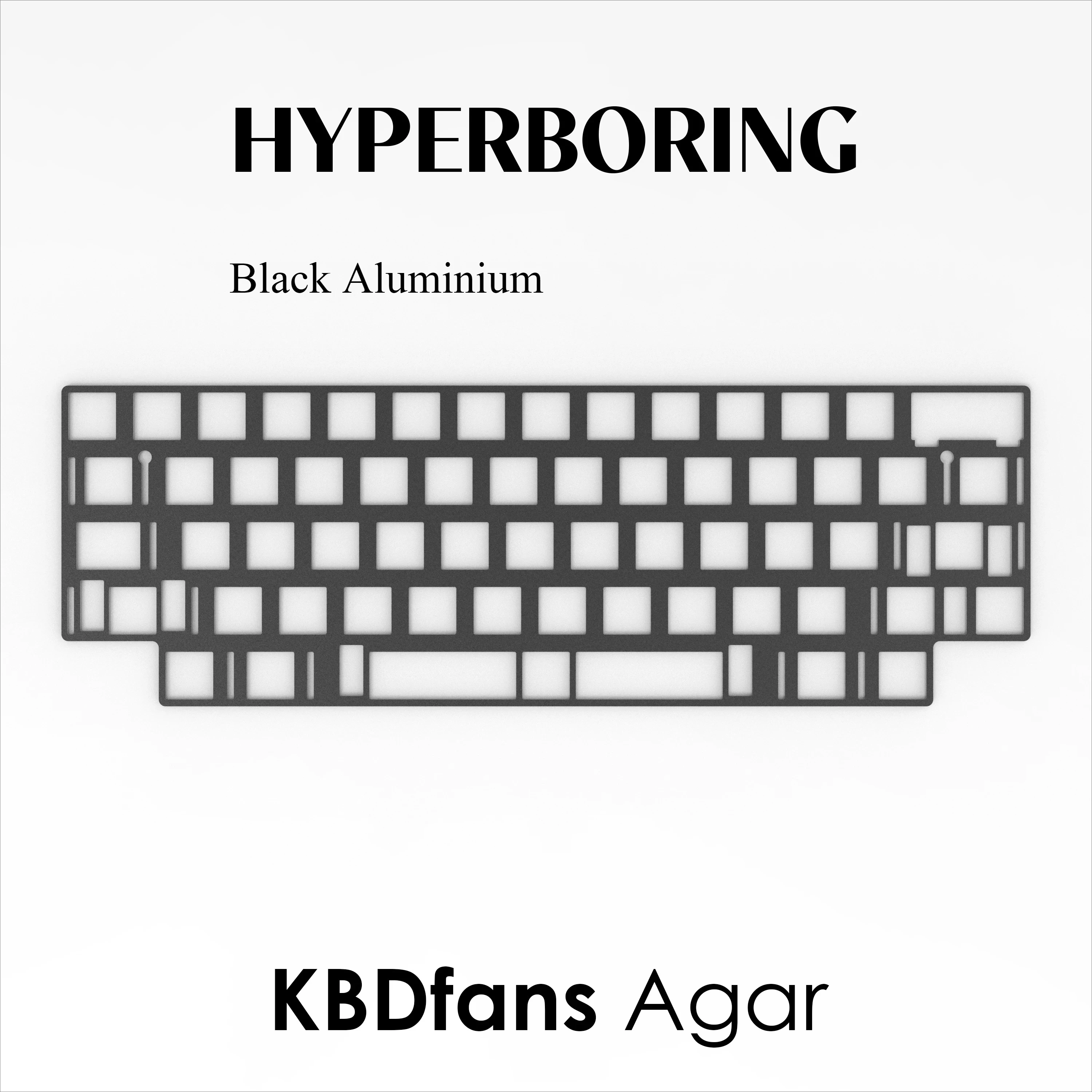 Keyboard Stabilizer Screw In - Piastra per Tastiera KBDfans Agar per