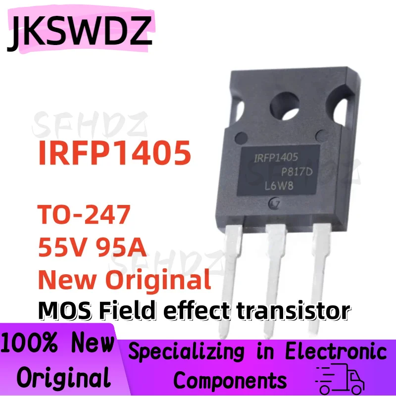 

5/10PCS 100% New Original IRFP1405PBF IRFP1405 TO-247 55V 95A MOS Field effect transistor Best Quality In Stock