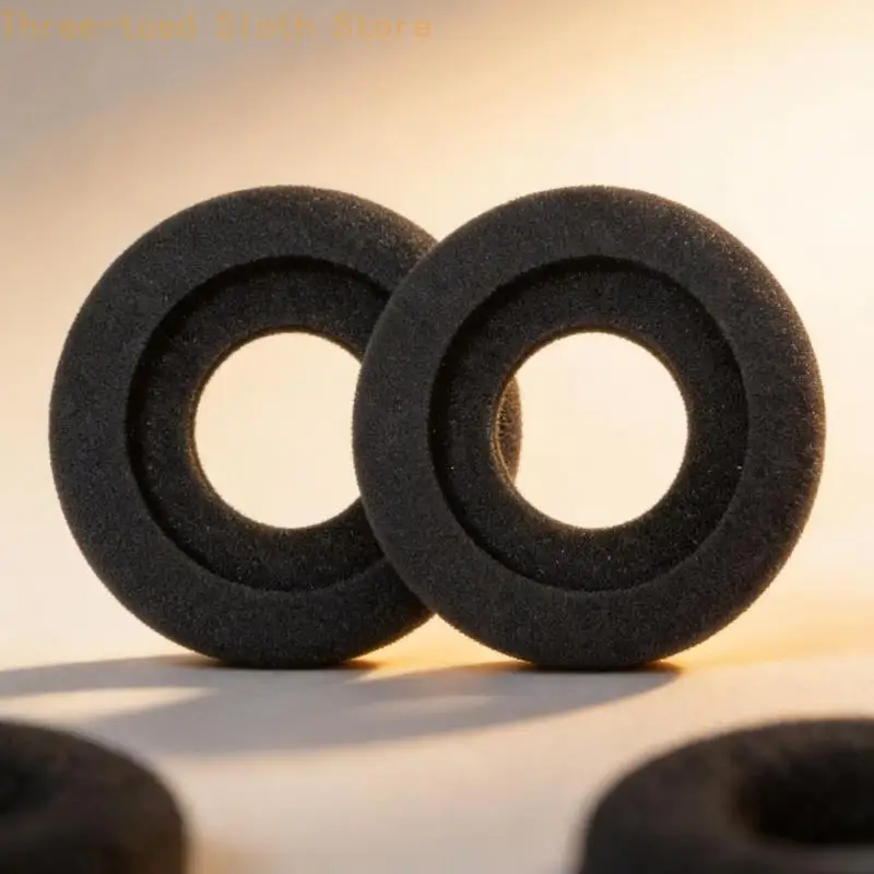 Ersatzschaum-Headset-Ohrpolster für C3310 C3320-Kopfhörer, 1 Paar schwarze Ohrmuscheln E74A – Detail 10