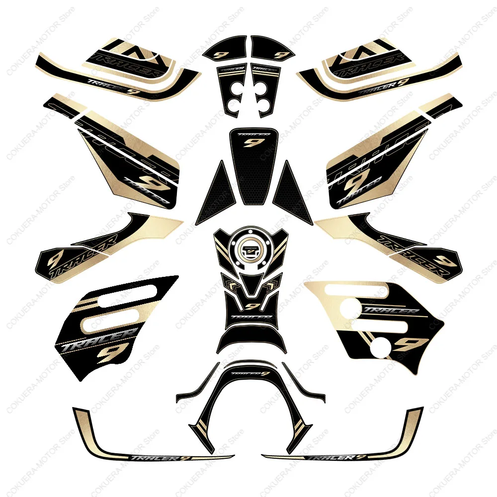 

Мотоциклетные аксессуары, коврик для резервуара, защитные 3D наклейки из эпоксидной смолы для Yamaha Tracer 9 Tracer 9GT 2021 2022 2023