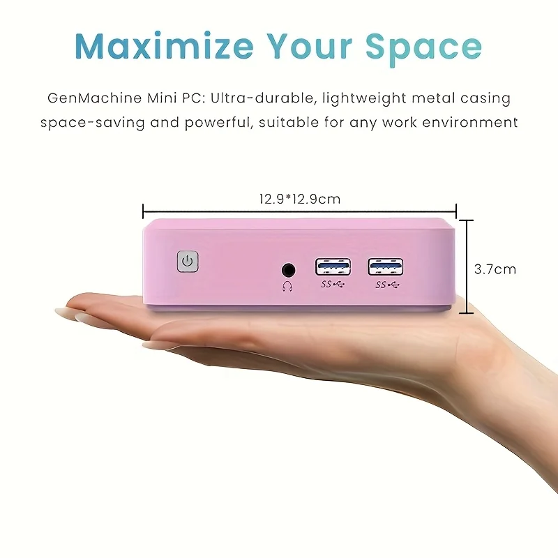 GenMachine كمبيوتر صغير AMD Ryzen 5 2500U 2700U 3550H 3750H Ryzen DDR4 1RAM ROM WIFI5 AMD Pc Gamer Diy كمبيوتر ألعاب #4