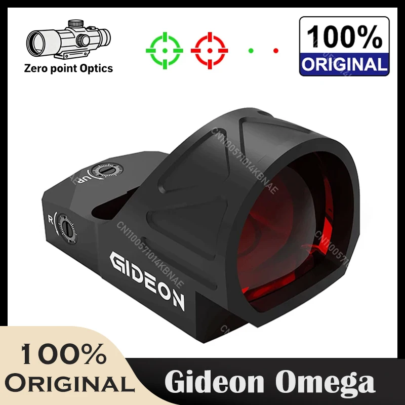 Original Gideon Optics OMEGA 3 MOA Red Dot Sight Shake Awake Parallax Free 407C/507C Cut Scope For Glock Pistol Shotgun Weapons