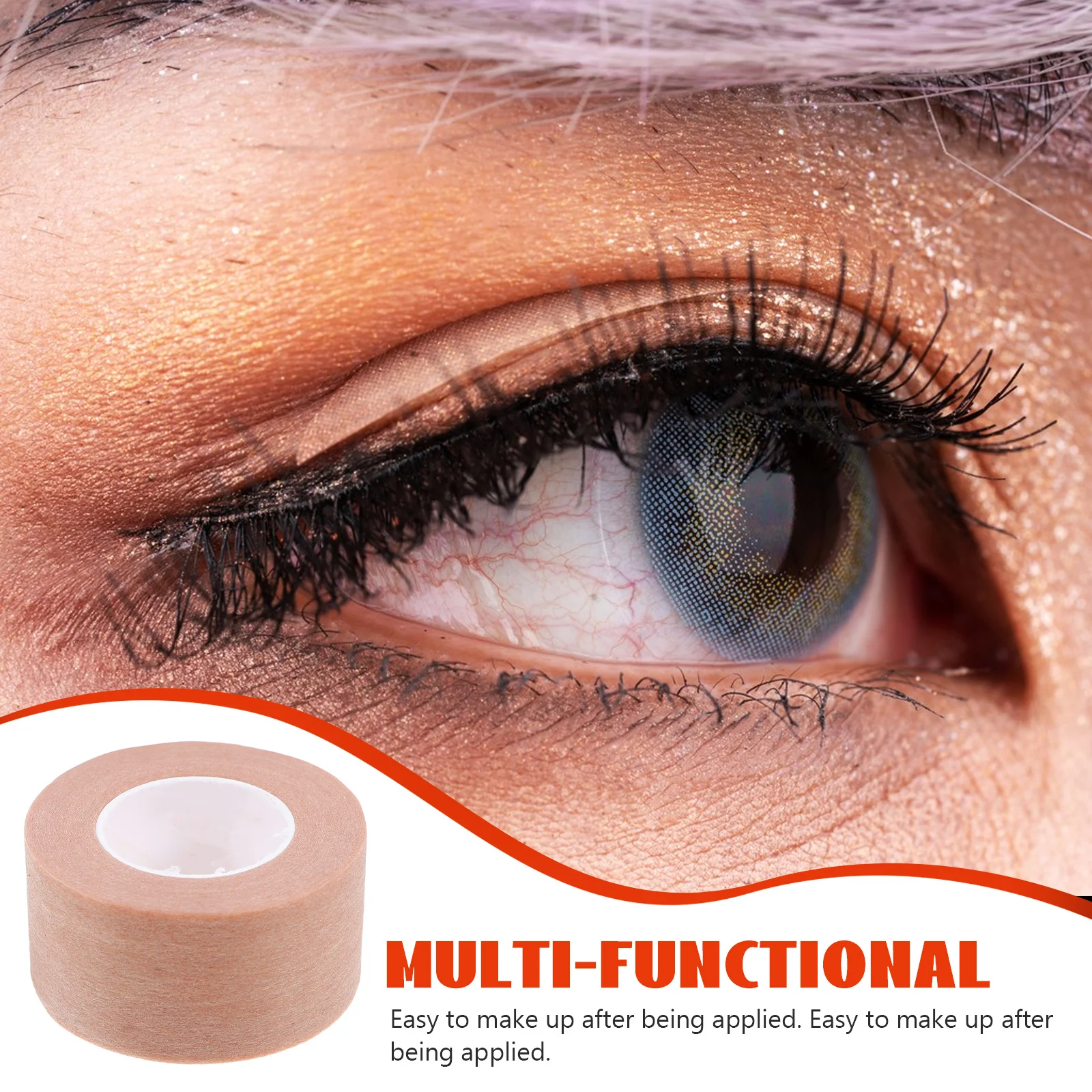 Nastro invisibile per palpebre doppia Adesivi per palpebre autoadesivi Strumento di trucco impermeabile confortevole e premium per un aspetto naturale