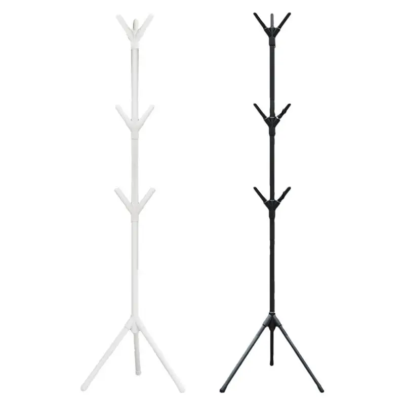 Freestanding Coat Rack Freestanding Hat Coat Storage Stand Thickened Steel Tube Clothes Storage Rack For Hall Corridor Living