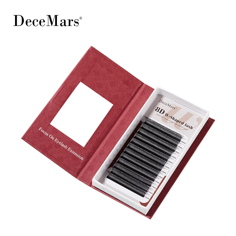 DeceMars 8D - W Shaped Eyelash Extension (12line/Tray)