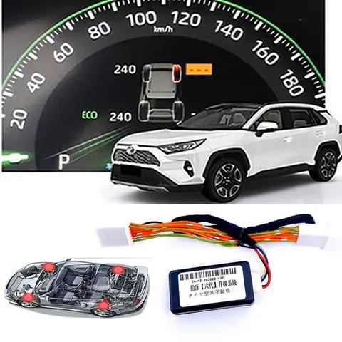Для Toyota Rav4 2019 2020 Xa50 умная автомобильная TPMS система контроля давления в шинах цифровой ЖК-дисплей приборной панели дисплей автоматическая охранная сигнализация