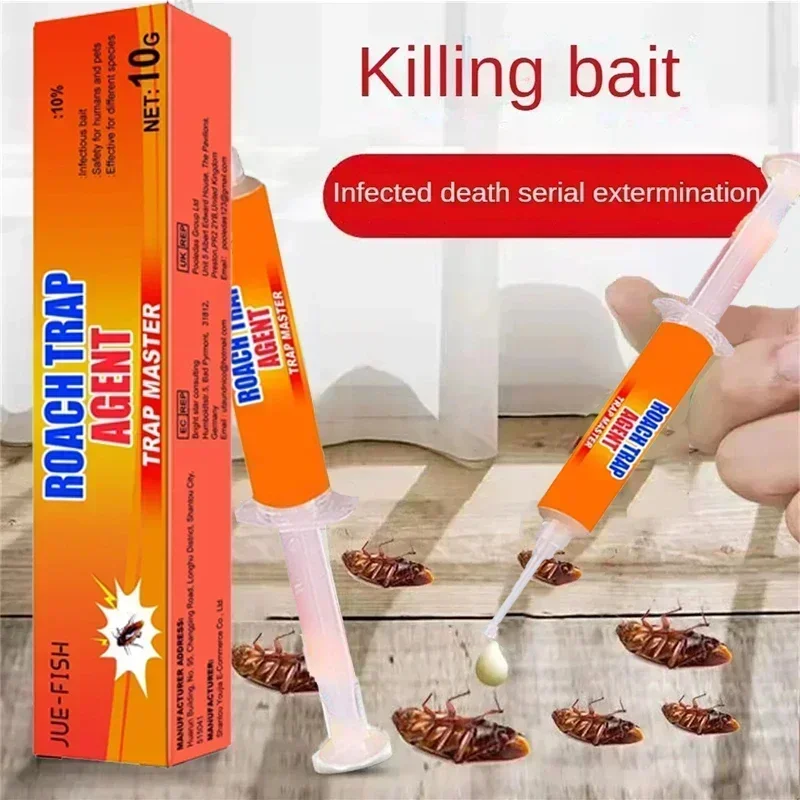 Strong Cockroach Killing Gel Bait Clear Cockroach Medicine Whole Nest End House Quick Kill Catcher Cockroach Killer Home Use