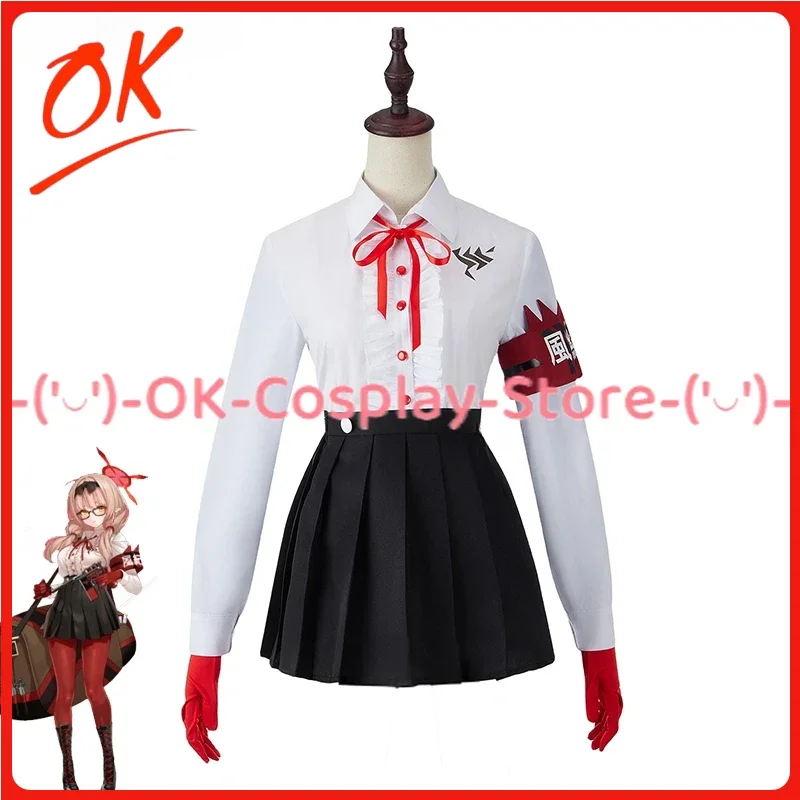 

[Customized] Hinomiya Chinatsu Cosplay Costume Game Blue Archive Cosplay High School Uniform Halloween Party Suit Anime Clothes