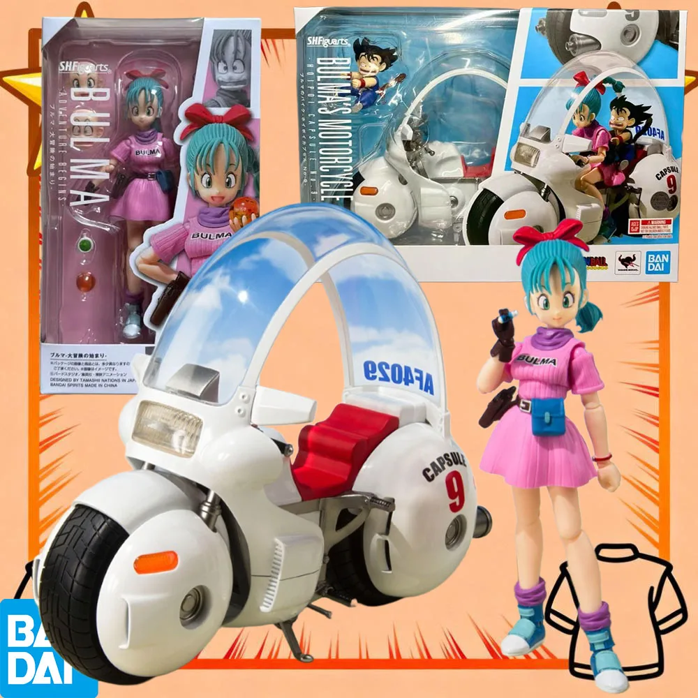 

100% Authentic In Stock Bandai S.H.Figuarts Dragon Ball Bulma & Bulma's Motorcycle - Hoi-Poi Capsule No.9 - Action Figure