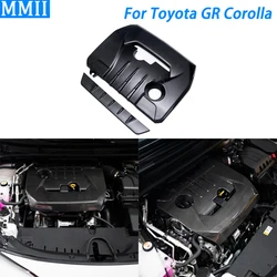 For Toyota GR Corolla 2023 2024 2025 Real Dry Carbon Fiber Engine Hood Cover Trim Panel Car Decoration Modification Accessories