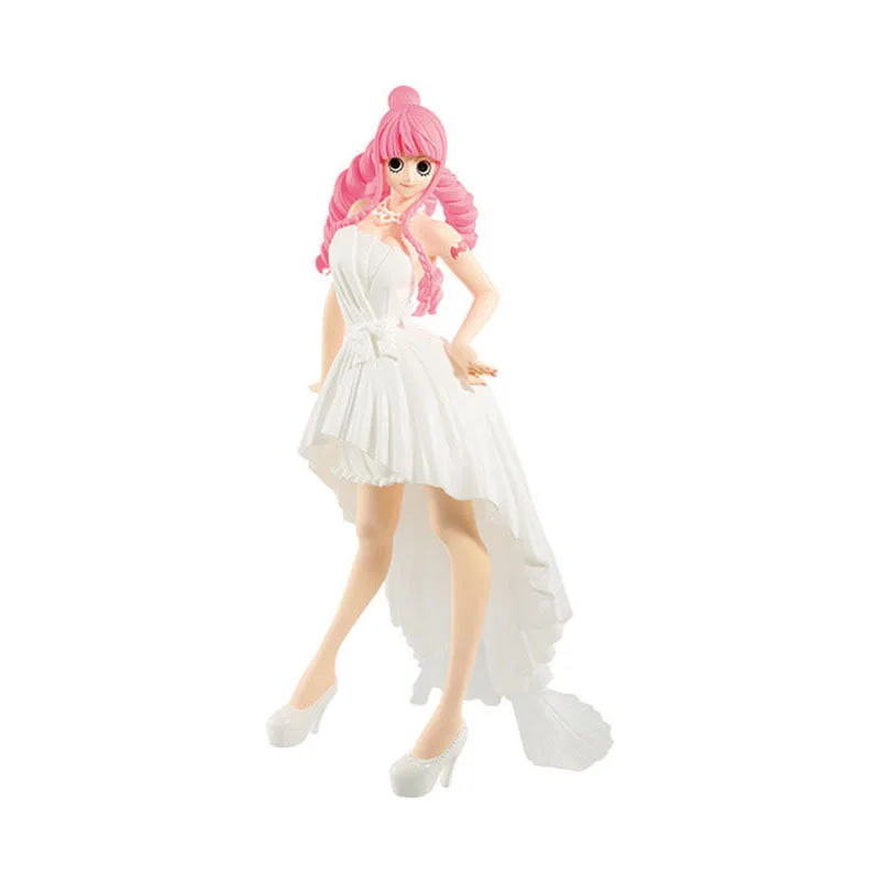 In Stock Bandai Original Anime One Piece LADY EDGE Perona Action Figure Model Children's Gifts