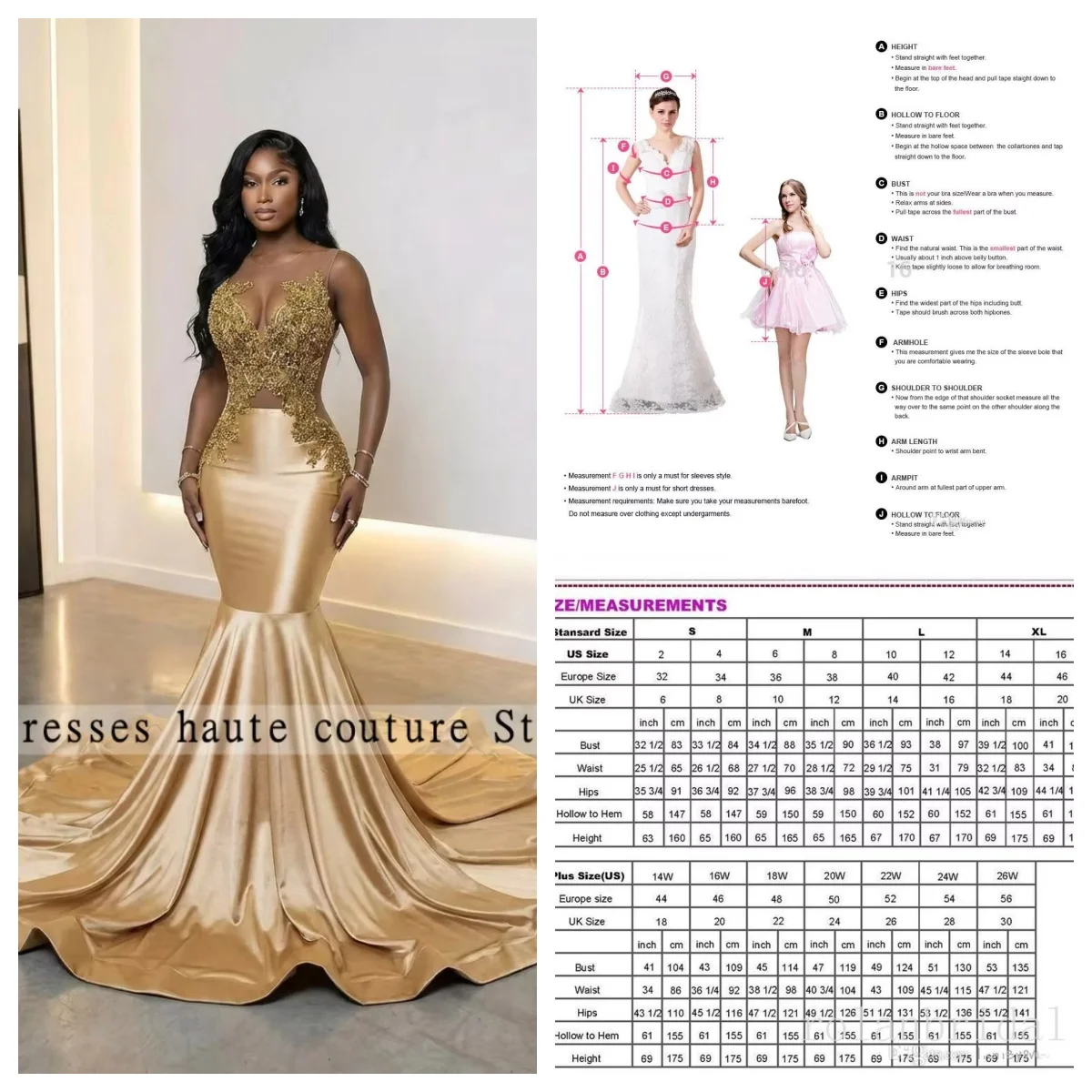 

Luxury Sparkling Beaded Champagne Gold Prom Dresses Sheer Mesh Mermaid Satin Long Train Formal Gala Gown For Women Customized