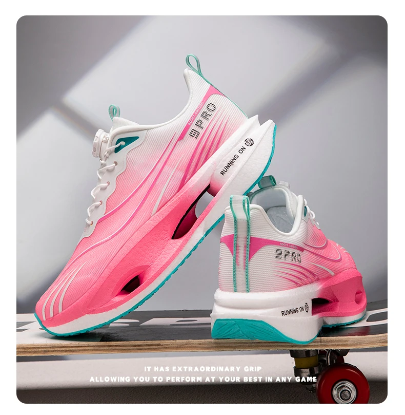 Herren-Sportschuhe, Laufschuhe mit Carbonplatte, Marathon-Sneaker für Herren, Rennschuhe, stoßdämpfende Sportschuhe für Damen. – Detail 23