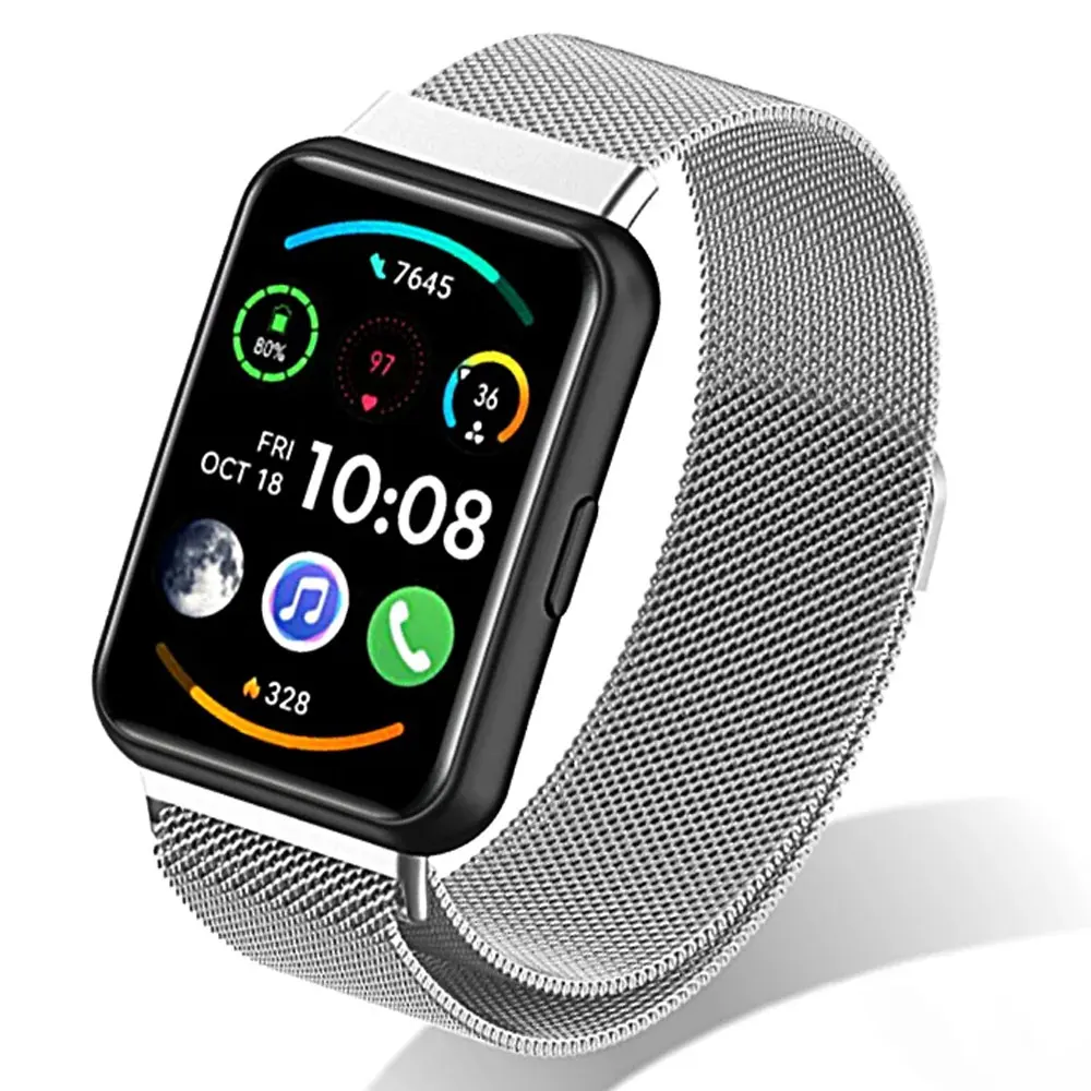 Milanese loop Band For Huawei Watch FIT 2 Strap smart Magnetic watchband stainless steel bracelet Huawei Watch fit Accessories