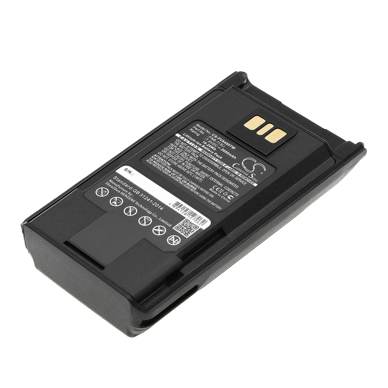 Radio bidireccional 2600mAh batería para Vertex VX-260 VX-261 EVX-530 EVX-531 EVX-534 EVX-539 VX-456 EVX-231 EVX-261 VX-459 VX-451