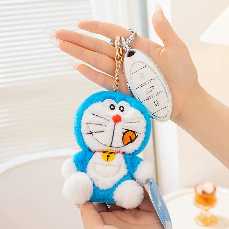 ต้นฉบับพร้อมแท็ก Doraemon Plush ของเล่นการ์ตูนอะนิเมะ Doraemon Plushies ตุ๊กตา Dorami ตุ๊กตากระเป๋าจี้ Key CHAIN ของขวัญวันเกิด