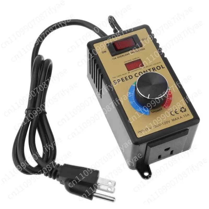110V/120V 15A Overload Protection US Specification Fan Angle Grinder Blower Hand Drill Speed Controller