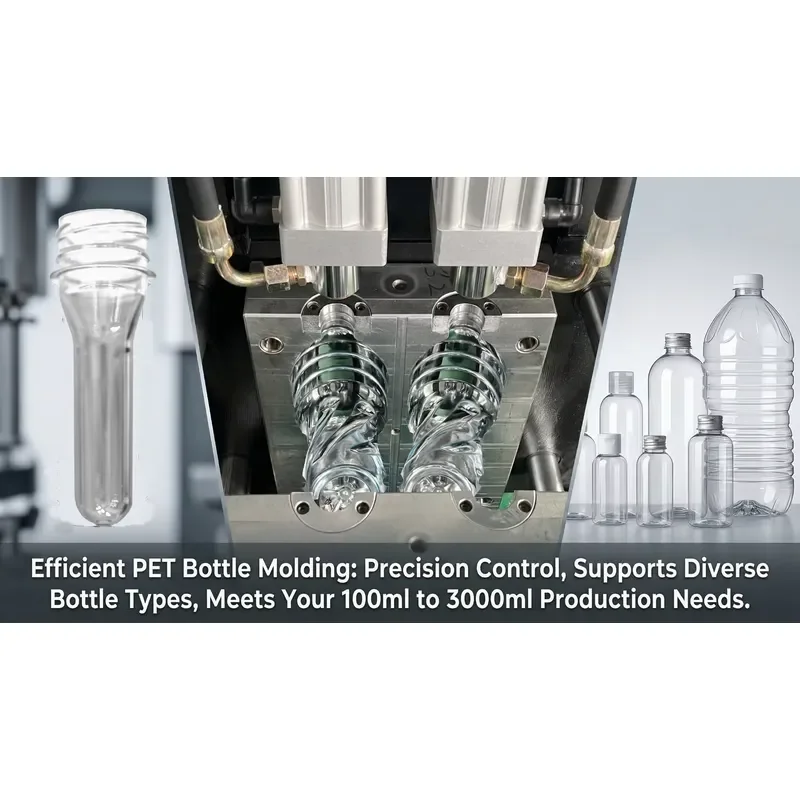 100-3000ml Small PET Blow Molding Machine 2 Cavity Semi-Automatic Bottle Making Machine for Water