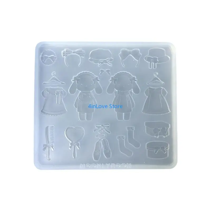 

T4MD Beautiful Handmade Item Crafting Mold Flexible Alternative Resin Mold Practical Mold for Art and Craft Projects