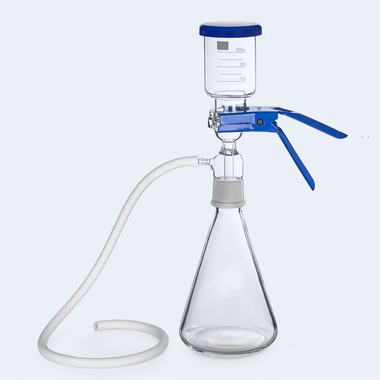 10pcs Laboratory Separating Funnel Set 1000ml/2000ml Plastic Borosilicate Glass Separatory Funnel with Stand for Scientific Rese