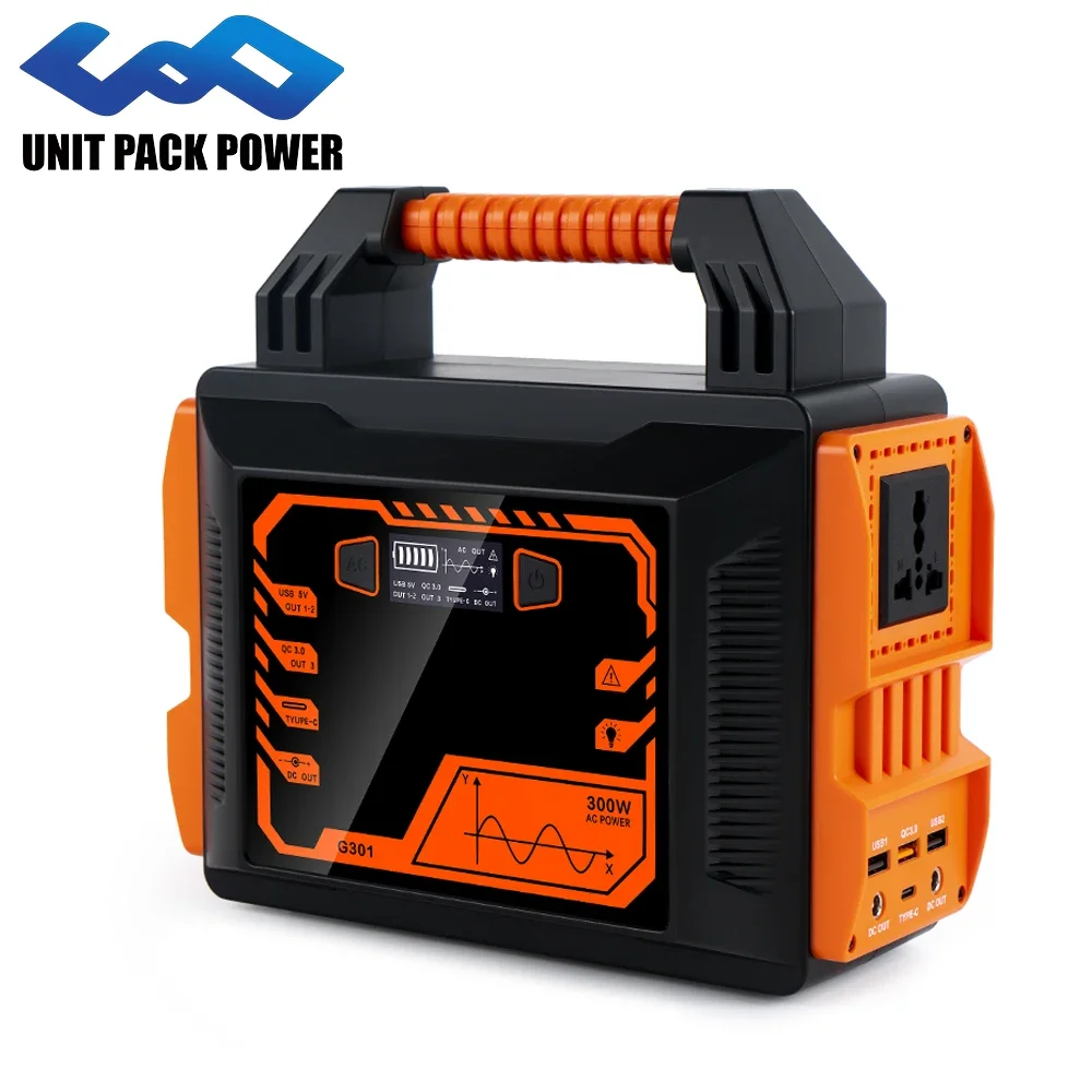 2022 Hot Sale Solar Generator 14.8V 20AH Rechargeable Energy Storage Solar Station 300w Portable Generator Lithium Battery Pack