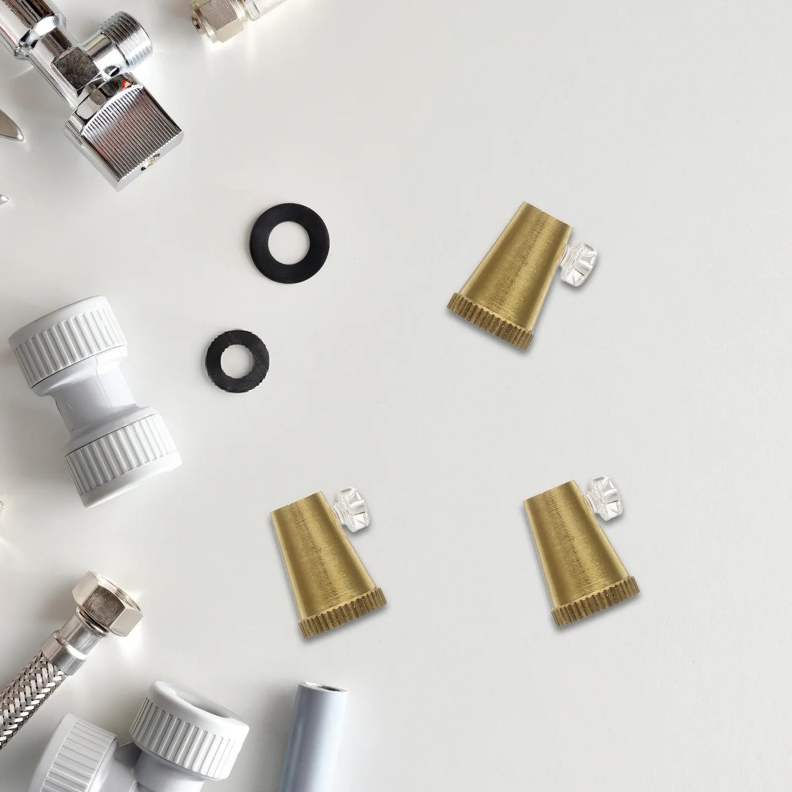 

5Sets Wire Locking Caps Solid Brass Vintage Durable Wire Fixing Clips for Lamp Holders Pendant Wall Lighting Lamp Parts Hardware