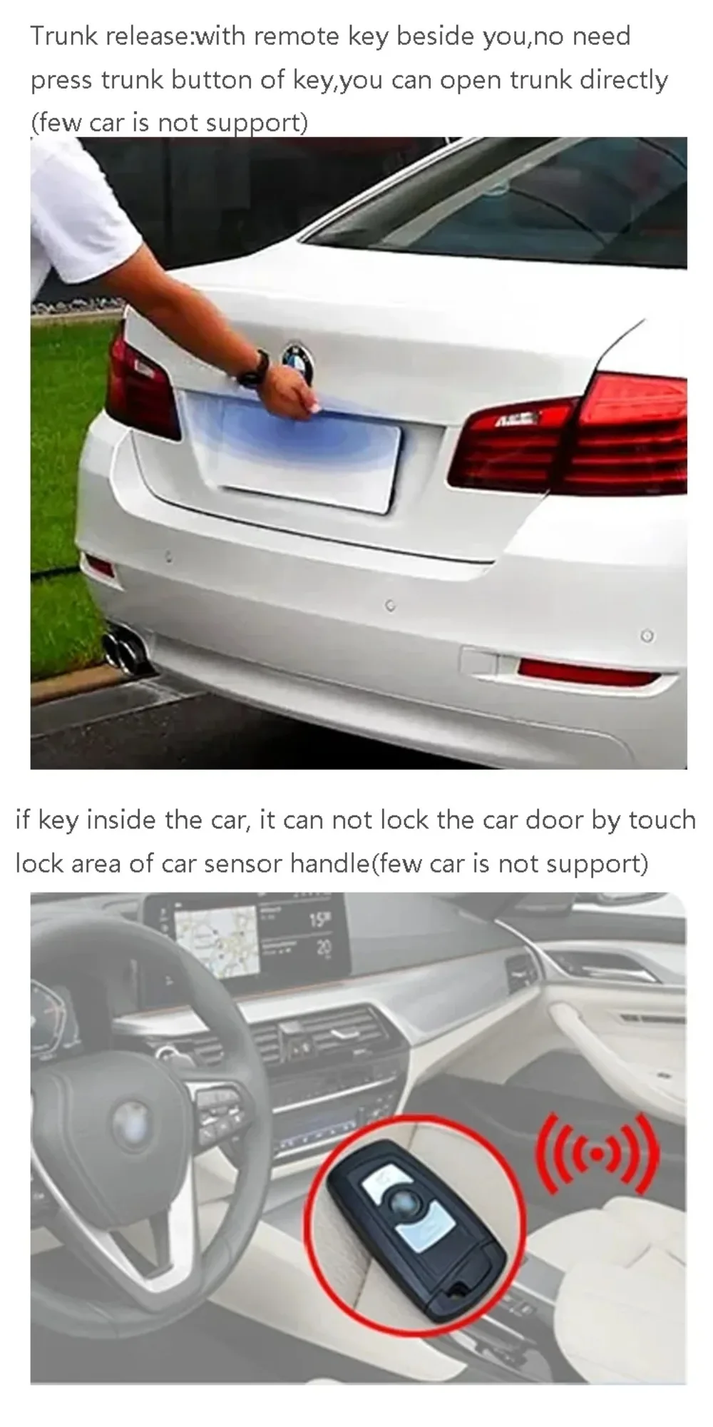 Для 21-23 BMW 2 серии 3 серии 4 серии 5 серии 6 Z4 IX3 Комфортная система бесключевого доступа PKE 2 Ручка автомобильного датчика