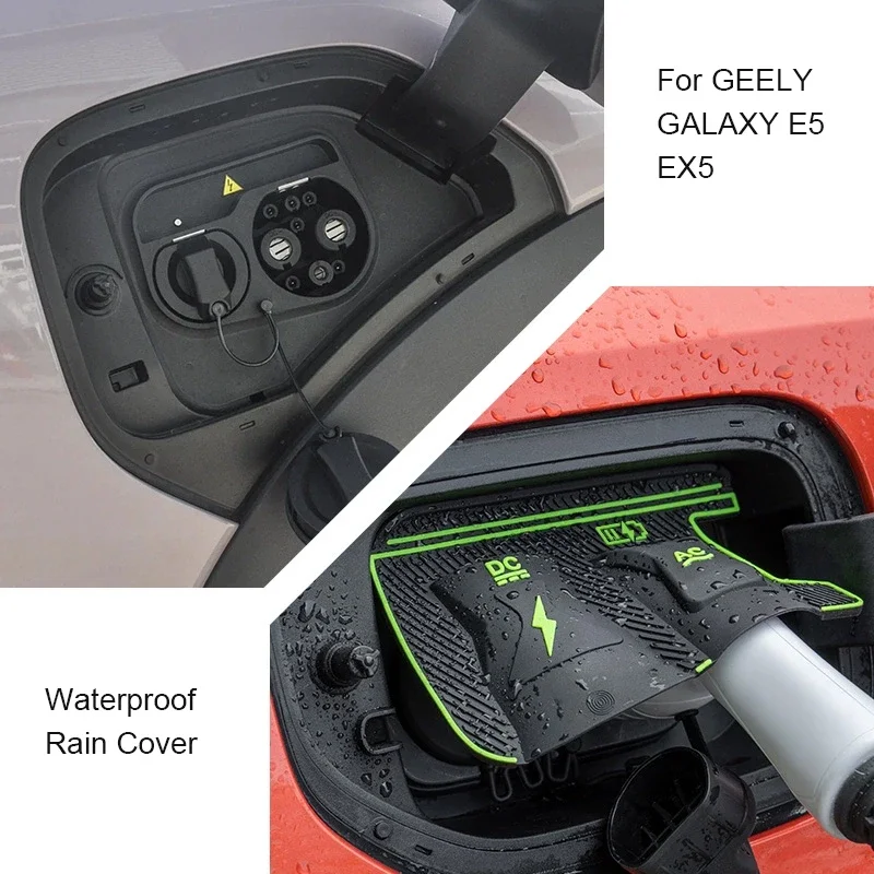 New Energy Car Charging Port Waterproof Cover Gun Charge Rain Cover For ROX 01 GEELY GALAXY L7 E5 EX5 E8 M9 GEOME STARRAY EM-i