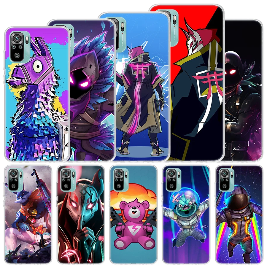 Game B-Battle Soft Case For Xiaomi Redmi Note 13 12S 11S 10S 12 11 10 Phone Cover 11T 11E Pro Plus 9 9S 8 8T Shell Coque Note 11