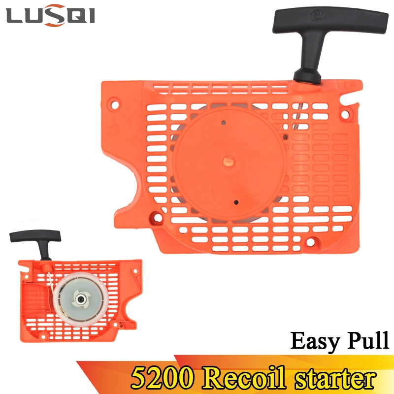 LUSQI Chainsaw Recoil Starter Easy Pull Repair Part Fit G4500 G5200 4500 5200 45cc 52cc Chain Saw Gasoline Engine Repair Start