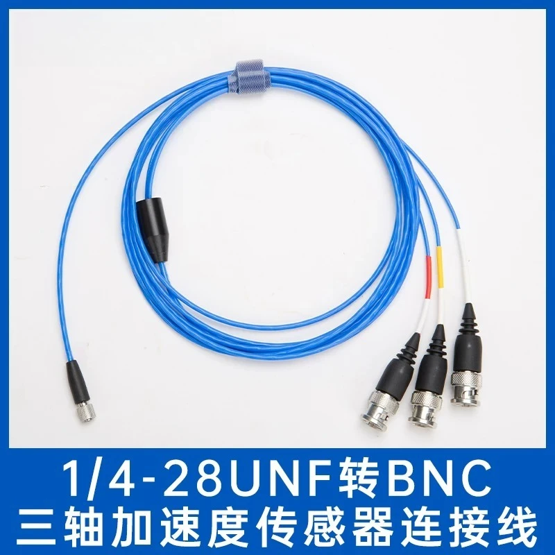 1/4-28UNF Triaxial Accelerometer Cable Can Replace 010G10 and 034G10 Triaxial Cables